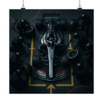 Pit Stop Satin Poster