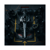 Pit Stop Satin Poster
