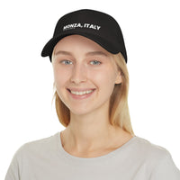 Monza Italy Plain Text Low Profile Baseball Cap