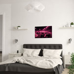 Midnight Pink Satin Poster