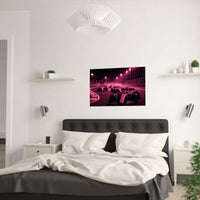 Midnight Pink Satin Poster