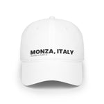 Monza Italy Plain Text Low Profile Baseball Cap