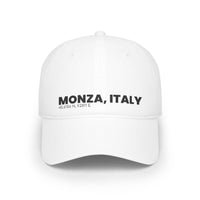 Monza Italy Plain Text Low Profile Baseball Cap