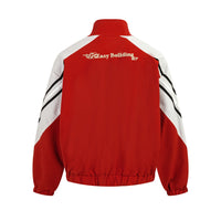 Polyester Zip Up Racer Jacket