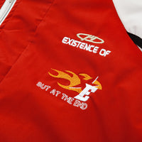 Polyester Zip Up Racer Jacket