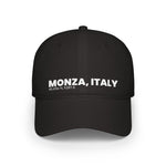 Monza Italy Plain Text Low Profile Baseball Cap