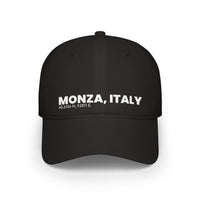 Monza Italy Plain Text Low Profile Baseball Cap