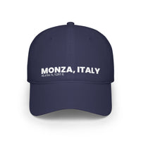 Monza Italy Plain Text Low Profile Baseball Cap