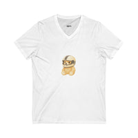 Racing Bear V-Neck Tee
