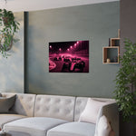 Midnight Pink Satin Poster